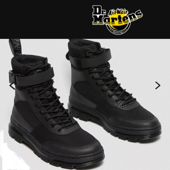 Dr. Martens Shoes - Dr. Martens Combs Tech Element+ Poly Rip-Stop Boots Black Unisex